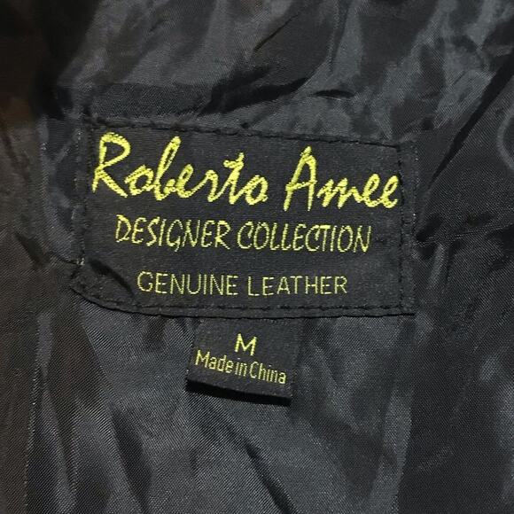 Roberta Amee NWT Vintage 1980s Patchwork Pigskin Leather Women’s Size Medium‎ - Picture 4 of 9